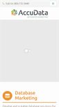 Mobile Screenshot of accudata.com